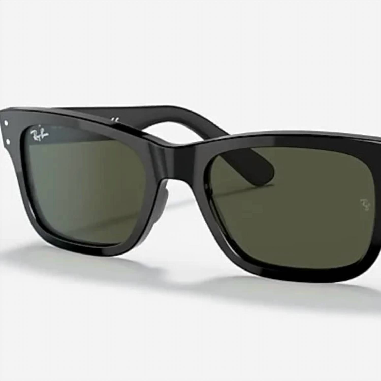 New Ray Ban Men's Mr. Burbank Sunglasses In Black/G-15 Green